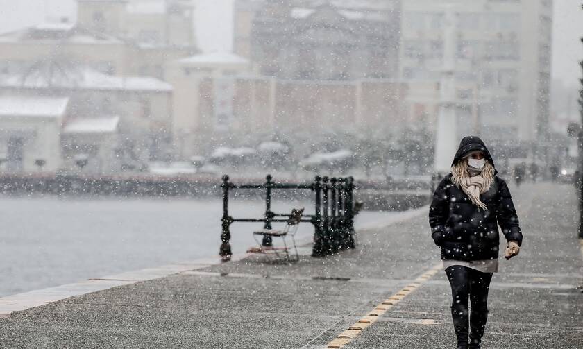 Κακοκαιρία - Θεσσαλονίκη: Σταμάτησε η χιονόπτωση σε πολλές περιοχές - Χρήση αντιολισθητικών αλυσίδων