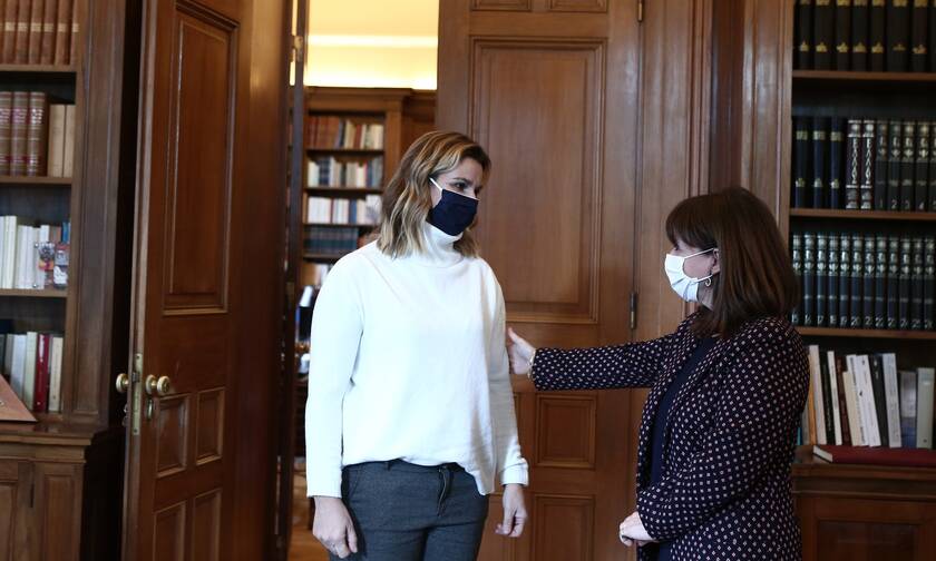 Σοφία Μπεκατώρου: Στο Προεδρικό Μέγαρο η Ολυμπιονίκης - Συναντήθηκε με τη Σακελλαροπούλου