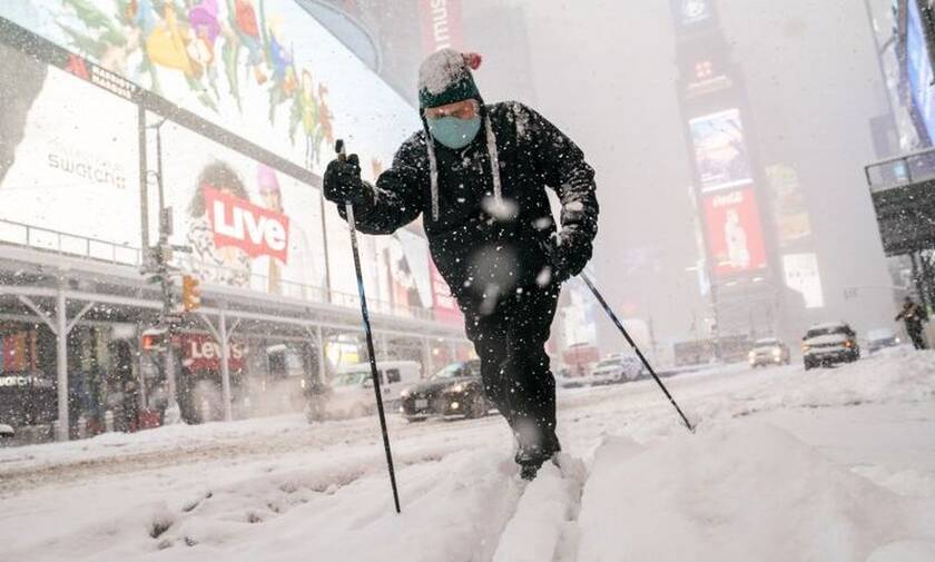 Δείτε LIVE: Τρομερός χιονιάς στις ΗΠΑ – Σε κατάσταση έκτακτης ανάγκης η Νέα Υόρκη