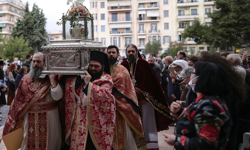 Θεσσαλονίκη: Ευθύνες στην Αστυνομία επιρρίπτει η Μητρόπολη για τον συνωστισμό του Αγίου Δημητρίου