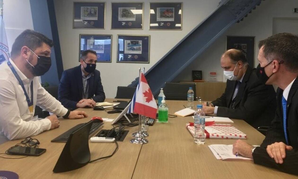 Νίκος Χαρδαλιάς: Συνάντηση με τον Καναδό πρέσβη - Ενδιαφέρον για αναβάθμιση των Canadair