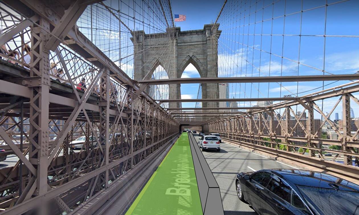 Ποδηλατόδρομοι σε δύο ιστορικές γέφυρες της Νέας Υόρκης