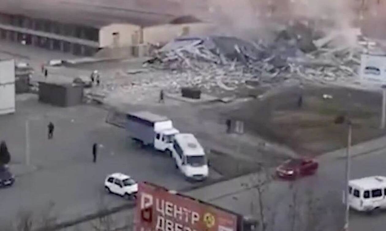Ρωσία: Ισχυρή έκρηξη ισοπέδωσε σούπερ μάρκετ – Αρκετοί οι τραυματίες