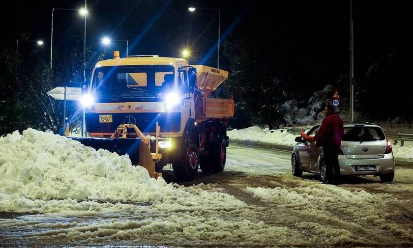 «Μήδεια»: Απαγόρευση κυκλοφορίας λόγω χιονόπτωσης και παγετού σε περιοχές της Π.Ε. Τρικάλων