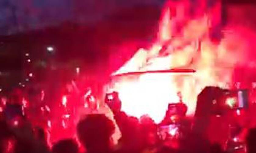 Champions League: Χαμός! Πορεία των οπαδών της Μπαρτσελόνα στο «Καμπ Νου» (videos)