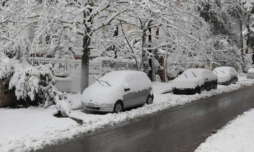 Κακοκαιρία «Μήδεια»: «Τα χιόνια στην Αθήνα ήσαν εφάμιλλα του 2008 και 2002»
