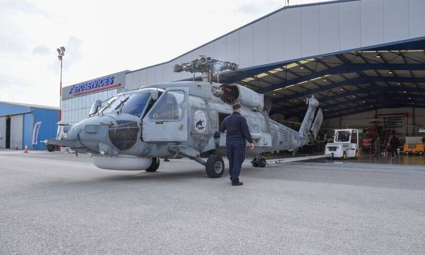 Πολεμικό Ναυτικό: Στις εγκαταστάσεις της Aeroservices το πρώτο ελληνικό ελικόπτερο