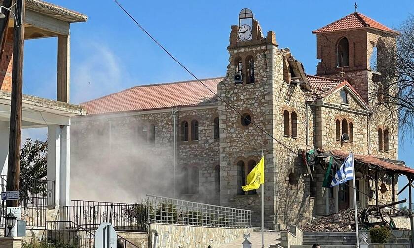 Σεισμός Ελασσόνα: Κατέρρευσαν εκκλησίες στο Μεσοχώρι