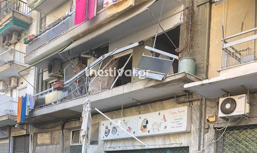 Έκρηξη σε διαμέρισμα στη Θεσσαλονίκη - Από θαύμα δεν τραυματίστηκε ηλικιωμένος
