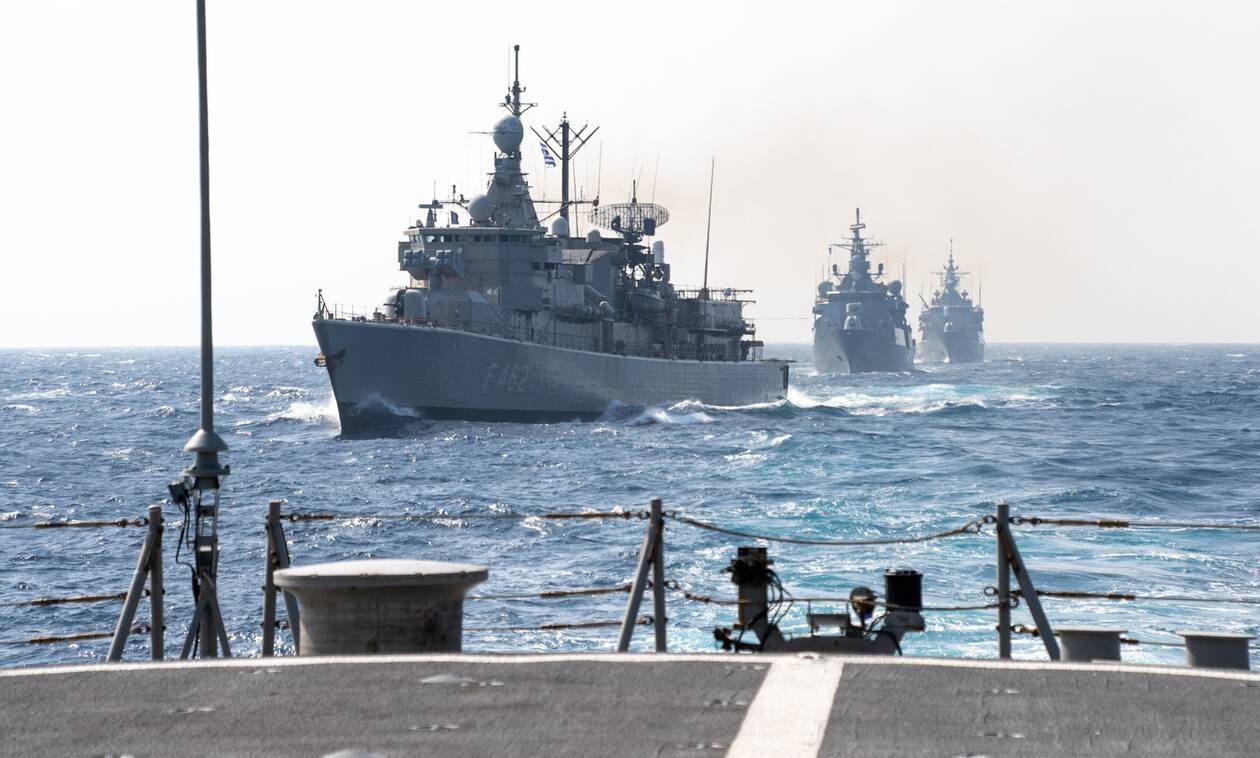 Πολεμικό Ναυτικό: Συνεκπαίδευση μονάδων του ΝΑΤΟ - Εντυπωσιακές εικόνες