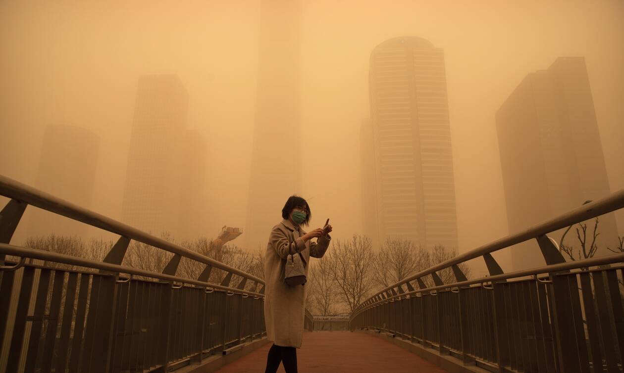 Πεκίνο: Σκηνές Αποκάλυψης από αμμοθύελλα- «Μοιάζει με το τέλος του κόσμου» λένε οι κάτοικοι