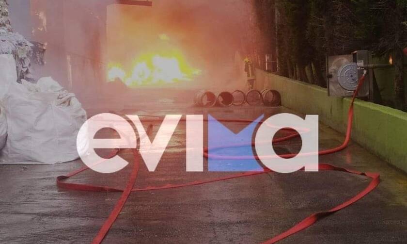 Φωτιά Σχηματάρι: Τρεις τραυματίες από τη φωτιά στο εργοστάσιο ανακύκλωσης (pics+vids)