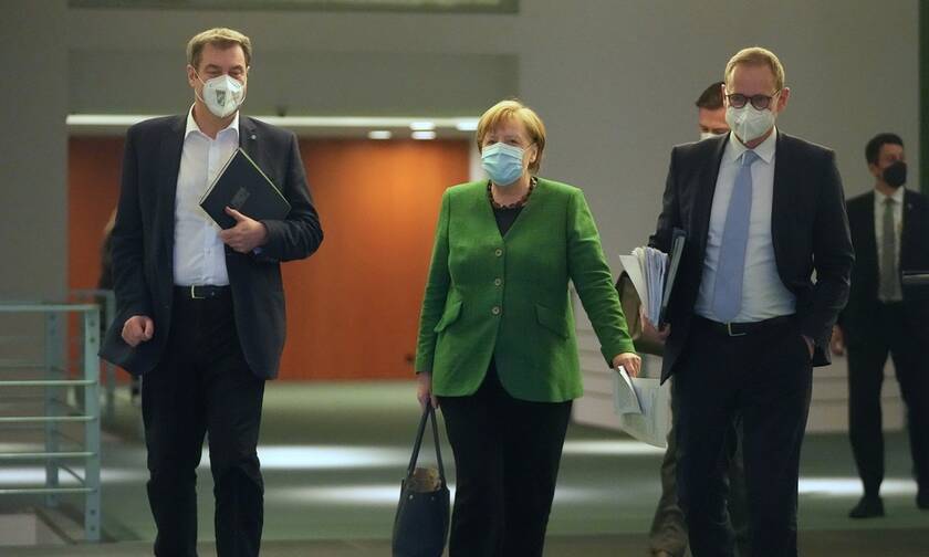Γερμανία: Παράταση του lockdown έως τη 18η Απριλίου μετά από συνεδρίαση-θρίλερ