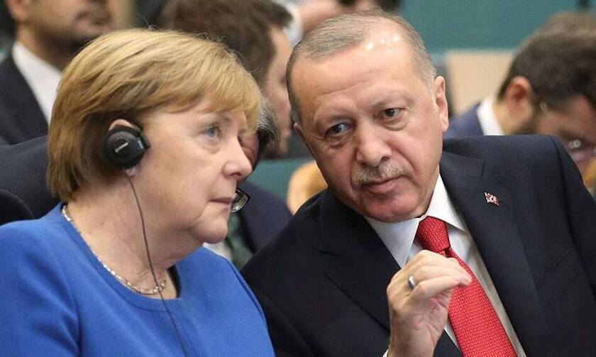 Ερντογάν σε Μέρκελ: Να ενθαρρυνθεί περισσότερο η Ελλάδα για έναν βιώσιμο διάλογο με την Τουρκία