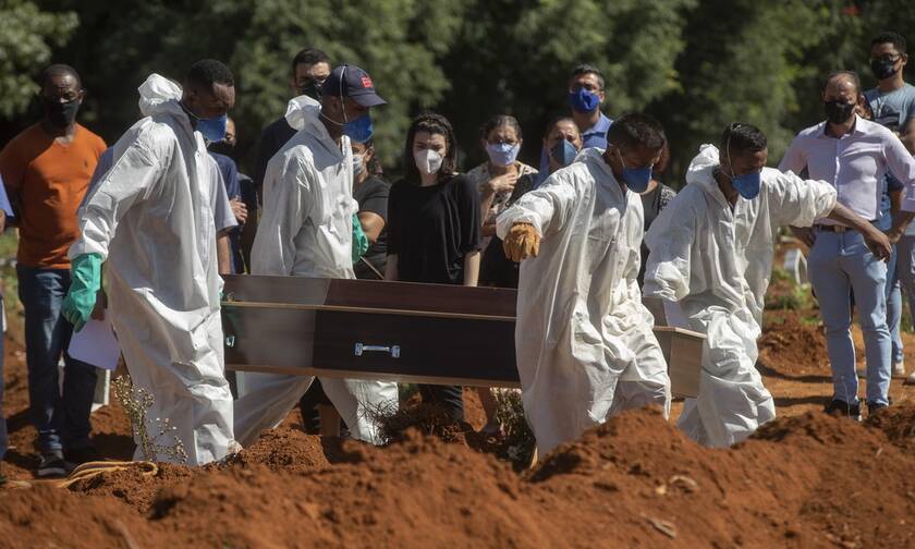 Κορονοϊός στη Βραζιλία: Τραγικό ρεκόρ 3.780 θανάτων σε 24 ώρες