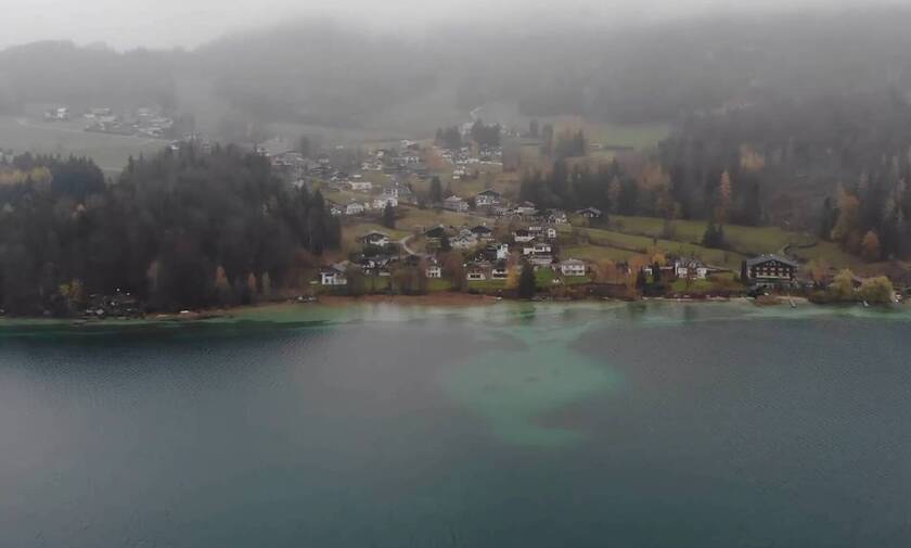 «Πετώντας» πάνω από τη λίμνη Fuschl και τα Αλπικά λιβάδια της Αυστρίας (video)