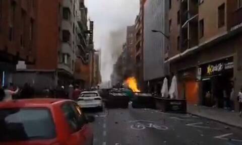 Ισπανία: Πεδίο μάχης το Μπιλμπάο – Επεισόδια οπαδών με την αστυνομία (video)