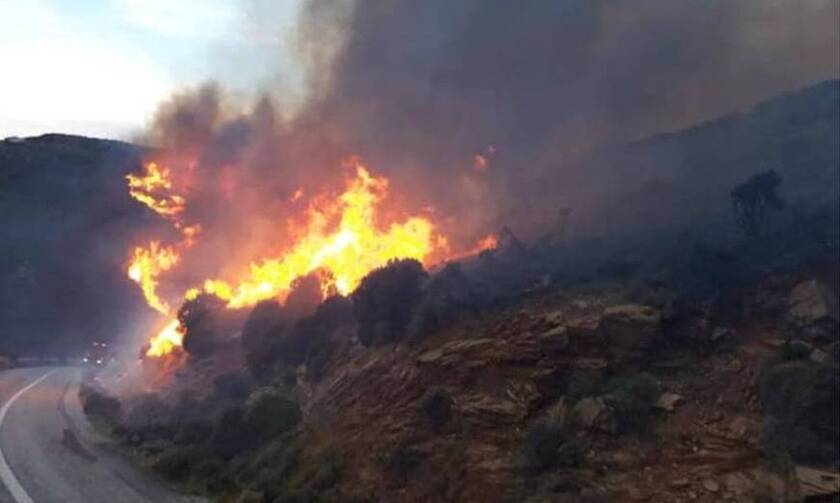 Φωτιά Άνδρος – Ρεπορτάζ Newsbomb.gr: Εκκένωση χωριών - Ανεξέλεγκτη η πυρκαγιά