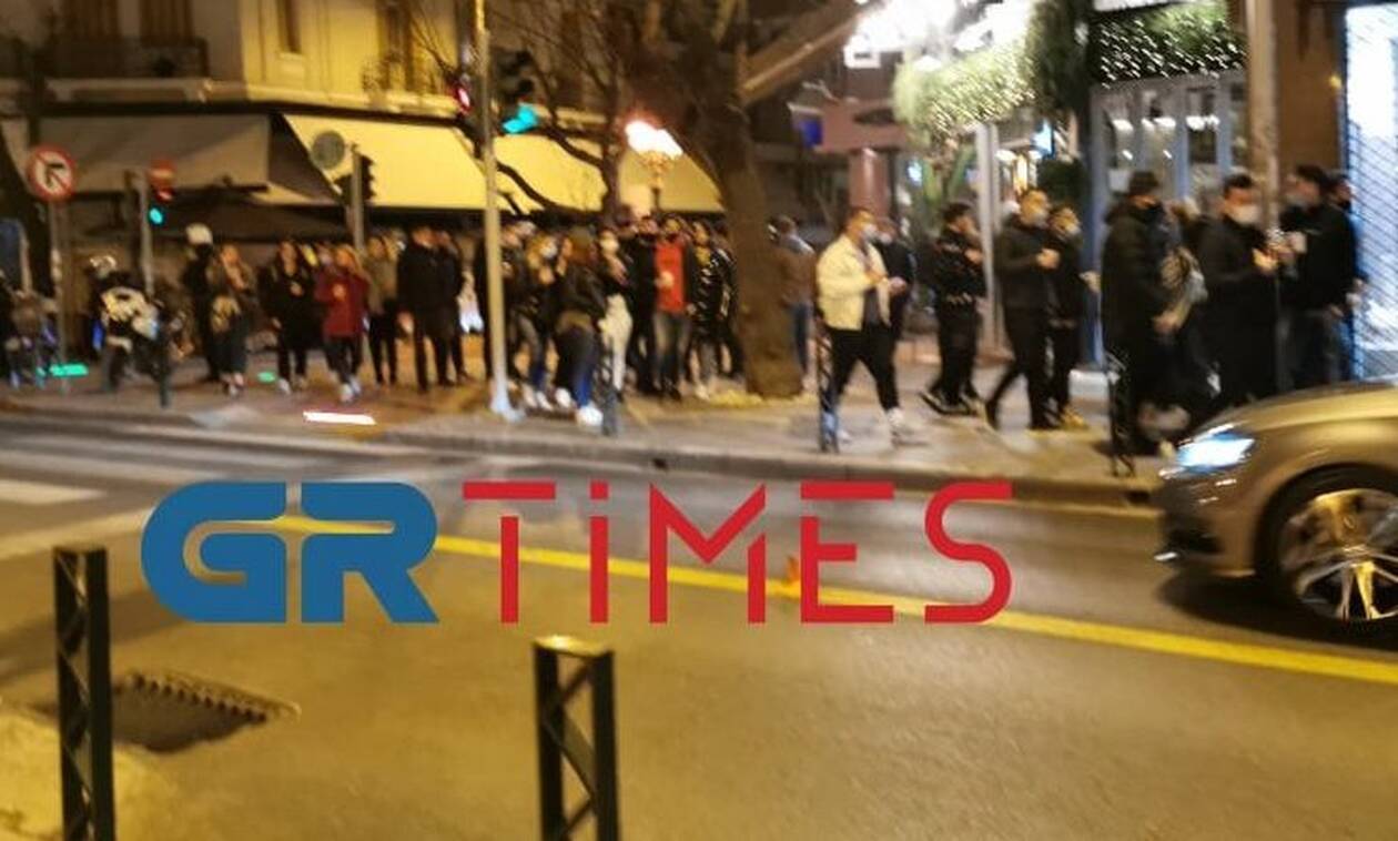 Θεσσαλονίκη: Νέα επέμβαση της αστυνομίας για συνωστισμό από take away ποτά