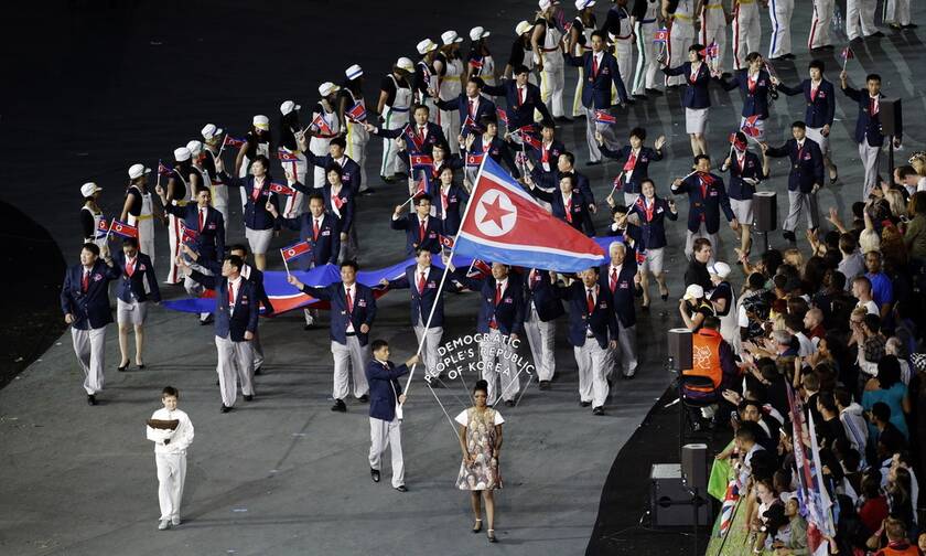 Η ολυμπιακή ομάδα της Βόρειας Κορέας