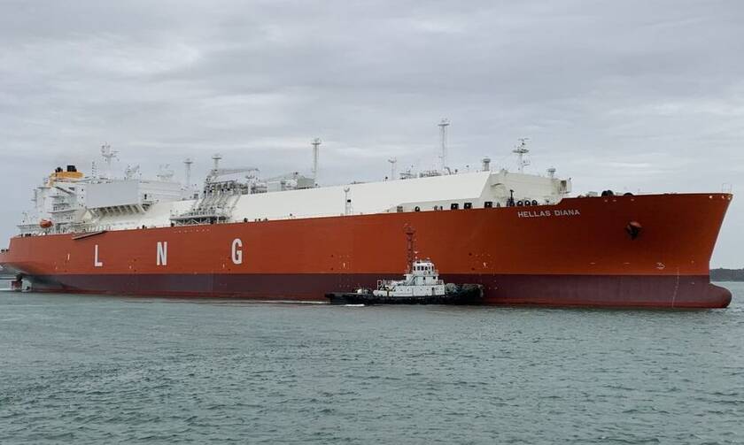 «Hellas Diana»: Το πρώτο νεότευκτο πλοίο μεταφοράς υγροποιημένου φυσικού αερίου της Latsco Shipping