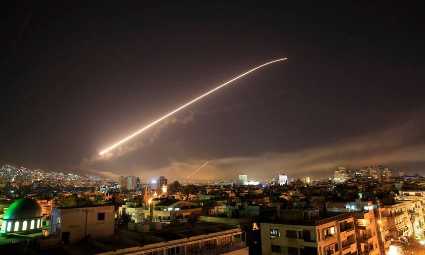 Αεροπορική επίθεση στη Δαμασκό
