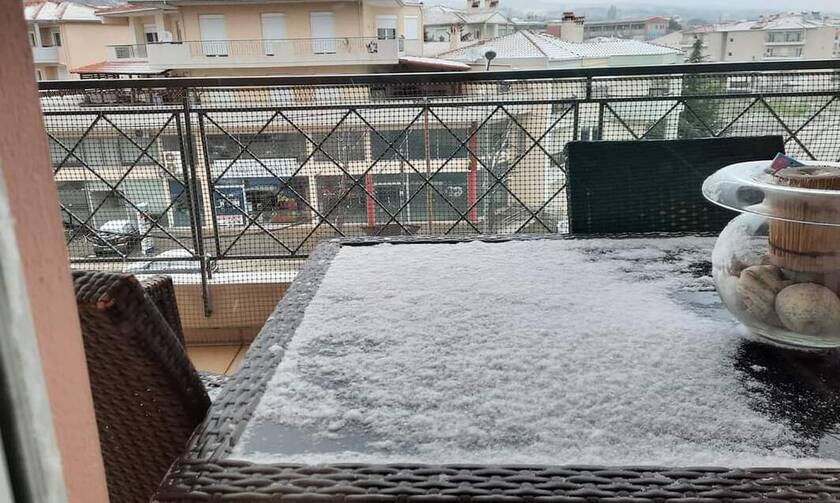 Χιονι στην Κοζάνη