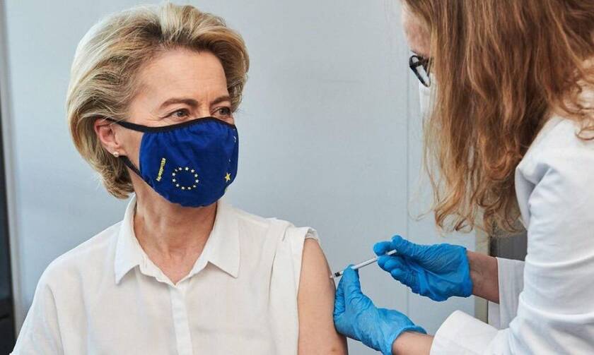 Κορονοϊός: Εμβολιάστηκε η Ούρσουλα Φον ντερ Λάιεν - Το μήνυμά της