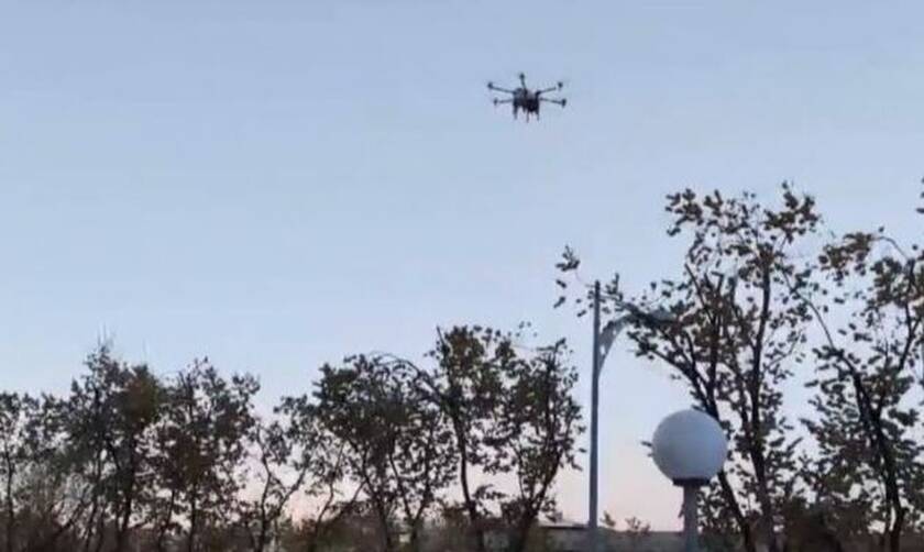 Drone Θεσσαλονίκη ψεκασμός