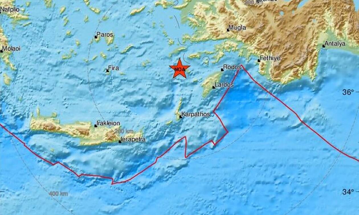 Σεισμός κοντά σε Νίσυρο και Τήλο - Αισθητός στα Δωδεκάνησα (pics)