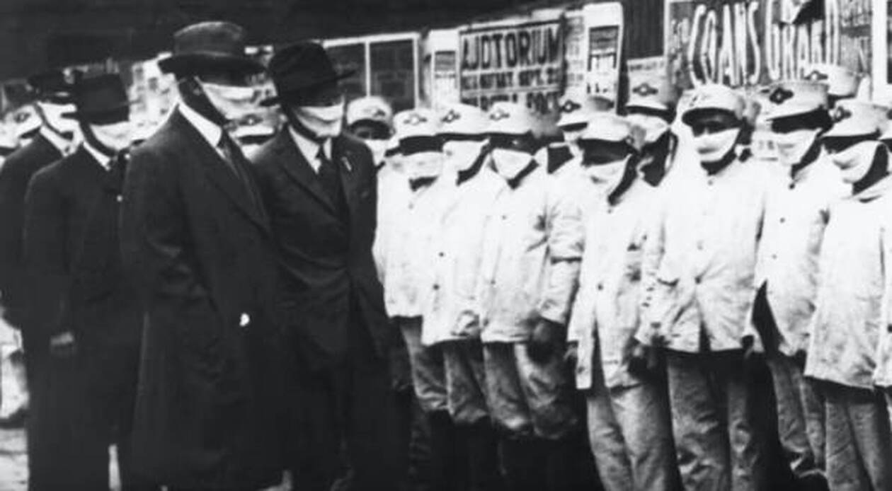 Η.Π.Α: Η ισπανική γρίπη, οι αρνητές της μάσκας και τα «φίμωτρα» των αρχών του 20ου αιώνα