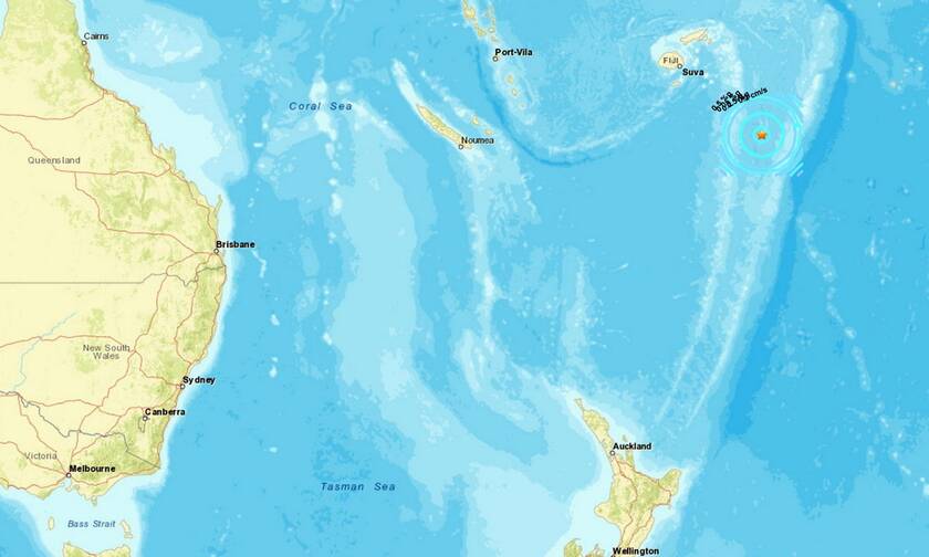 Σεισμός στον Ειρηνικό Ωκεανό