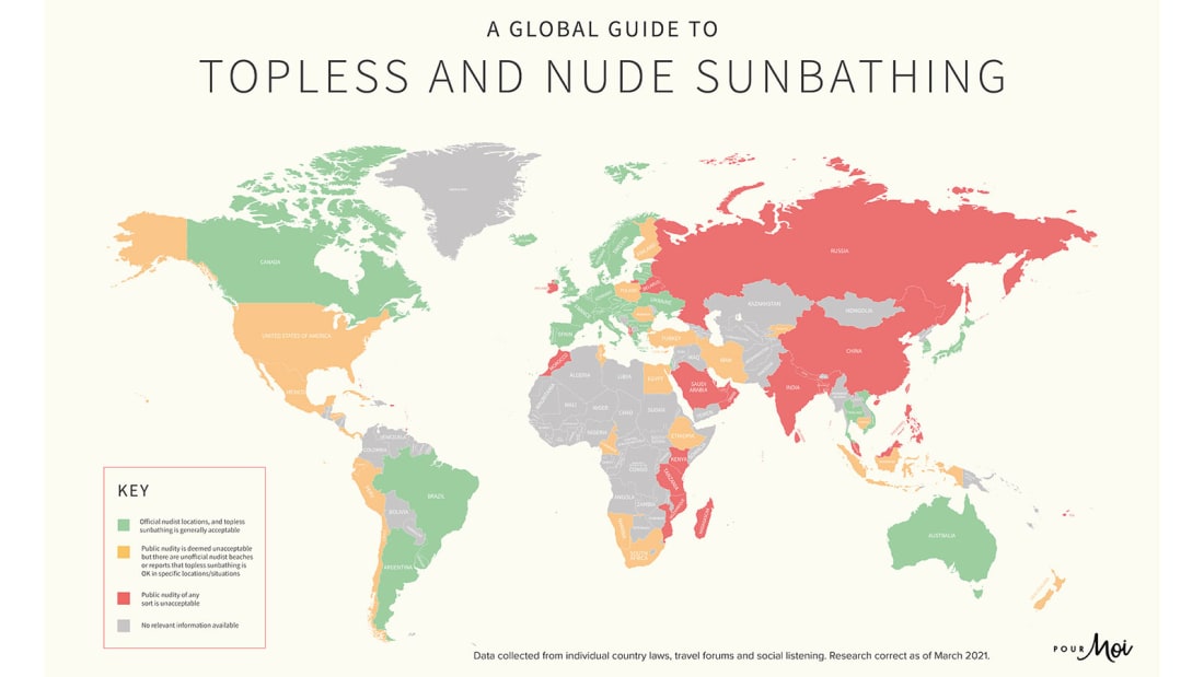 Χάρτης χώρες γυμνισμός