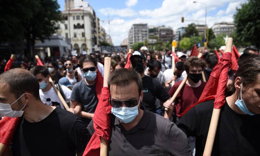 Νέα διαμαρτυρία φοιτητών στη Θεσσαλονίκη