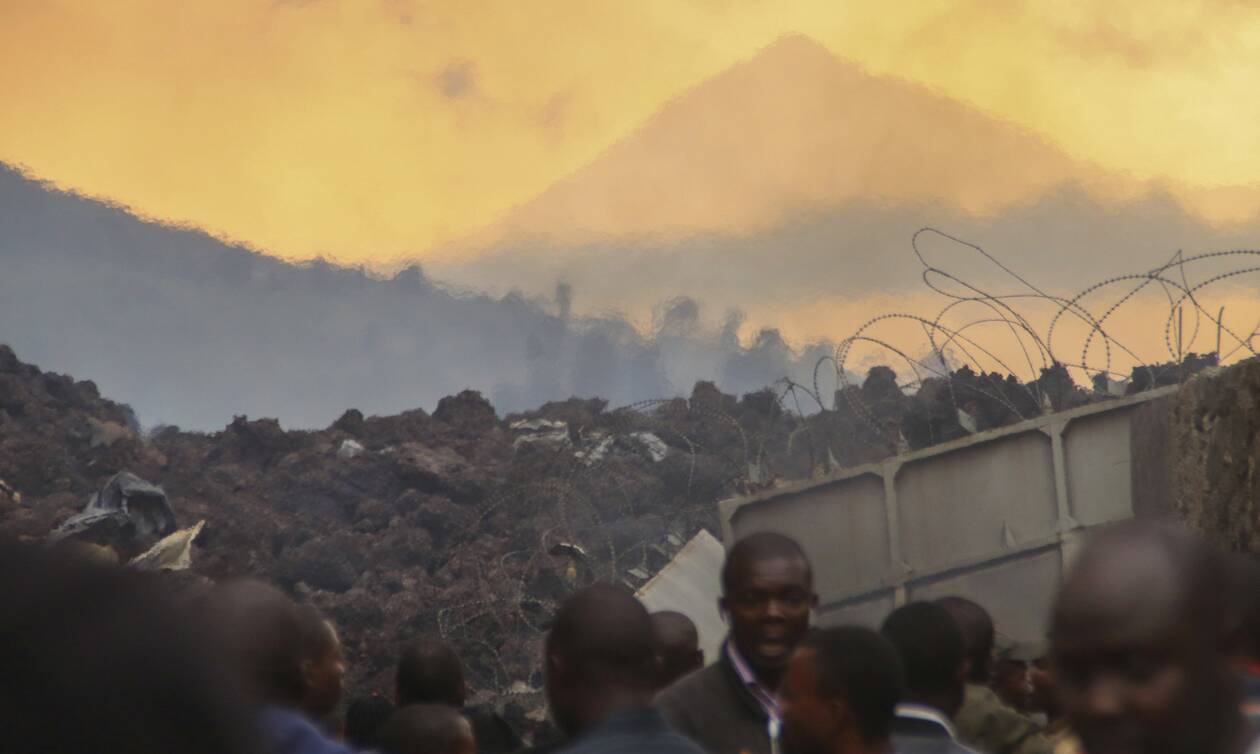 Κονγκό: Η πόλη της Γκόμα «γλίτωσε» από τη λάβα του ηφαιστείου - Πέντε νεκροί κατά την εκκένωση