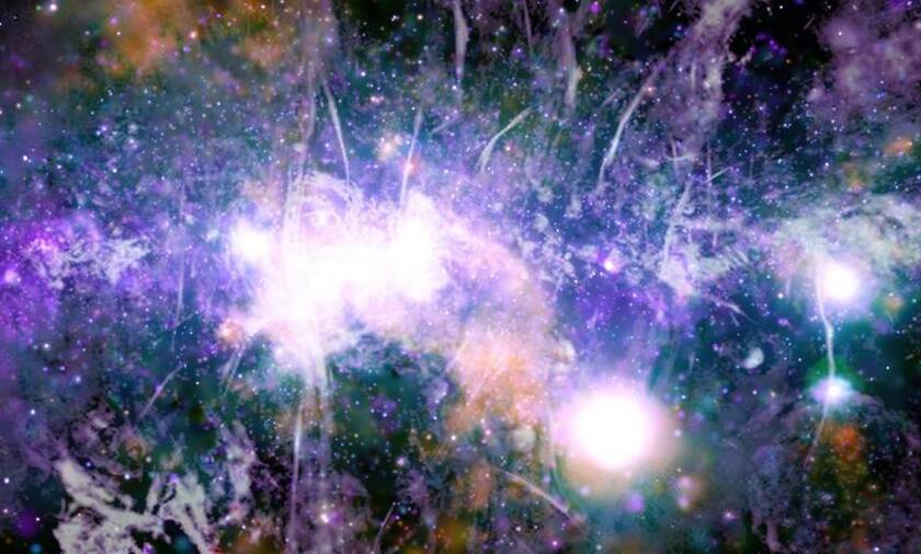 NASA: Μοναδική φωτογραφία δείχνει τη «βίαιη ενέργεια» του γαλαξία μας