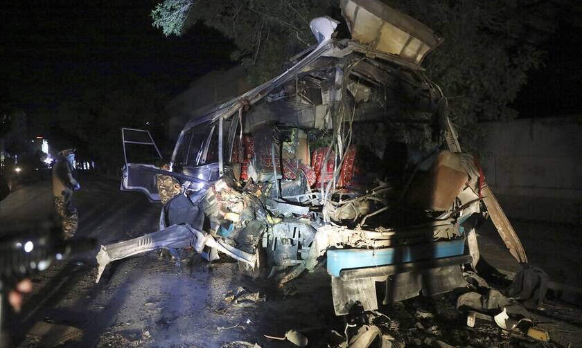 Έκρηξη βόμβας σε λεωφορείο στην Καμπούλ