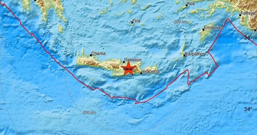 Σεισμός στο Ηράκλειο Κρήτης - Στο Αρκαλοχώρι το επίκεντρο (pics)