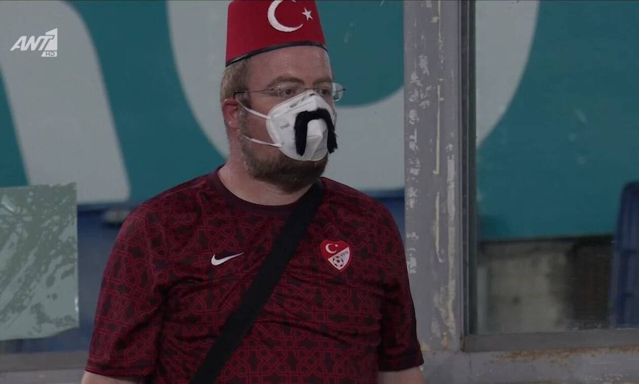 Euro 2020: Ο... νικητής της διοργάνωσης! - Έκλεψε την παράσταση Τούρκος οπαδός (video)