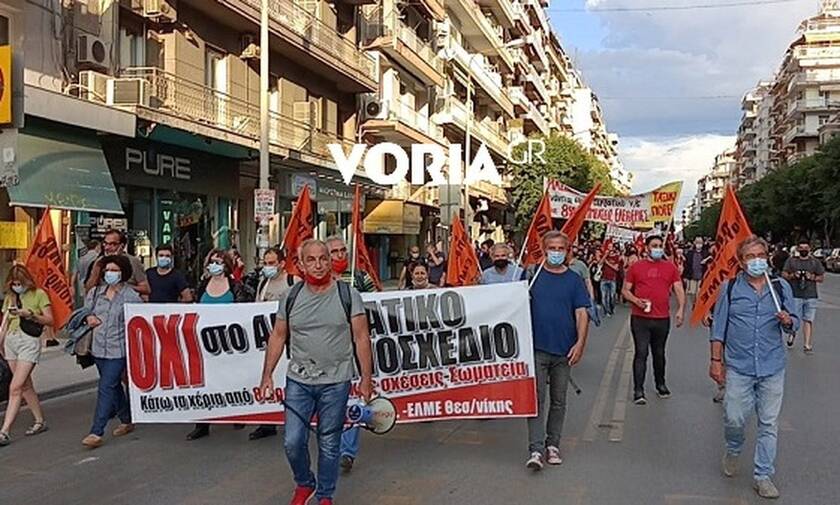 Θεσσαλονίκη: Νέες πορείες για το εργασιακό νομοσχέδιο