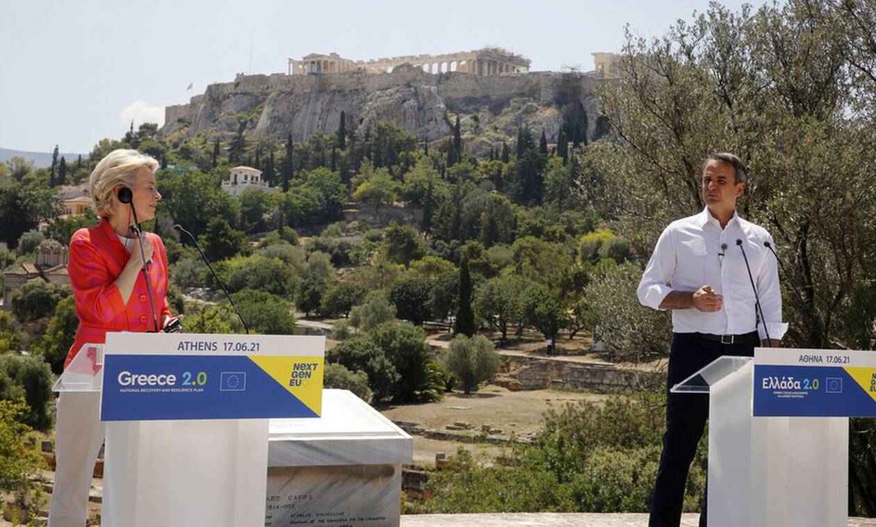 Μητσοτάκης: Πρώτη μέρα μιας νέας εποχής – Φον ντερ Λάιεν: Πιο ανθεκτική η Ελλάδα με τις επενδύσεις