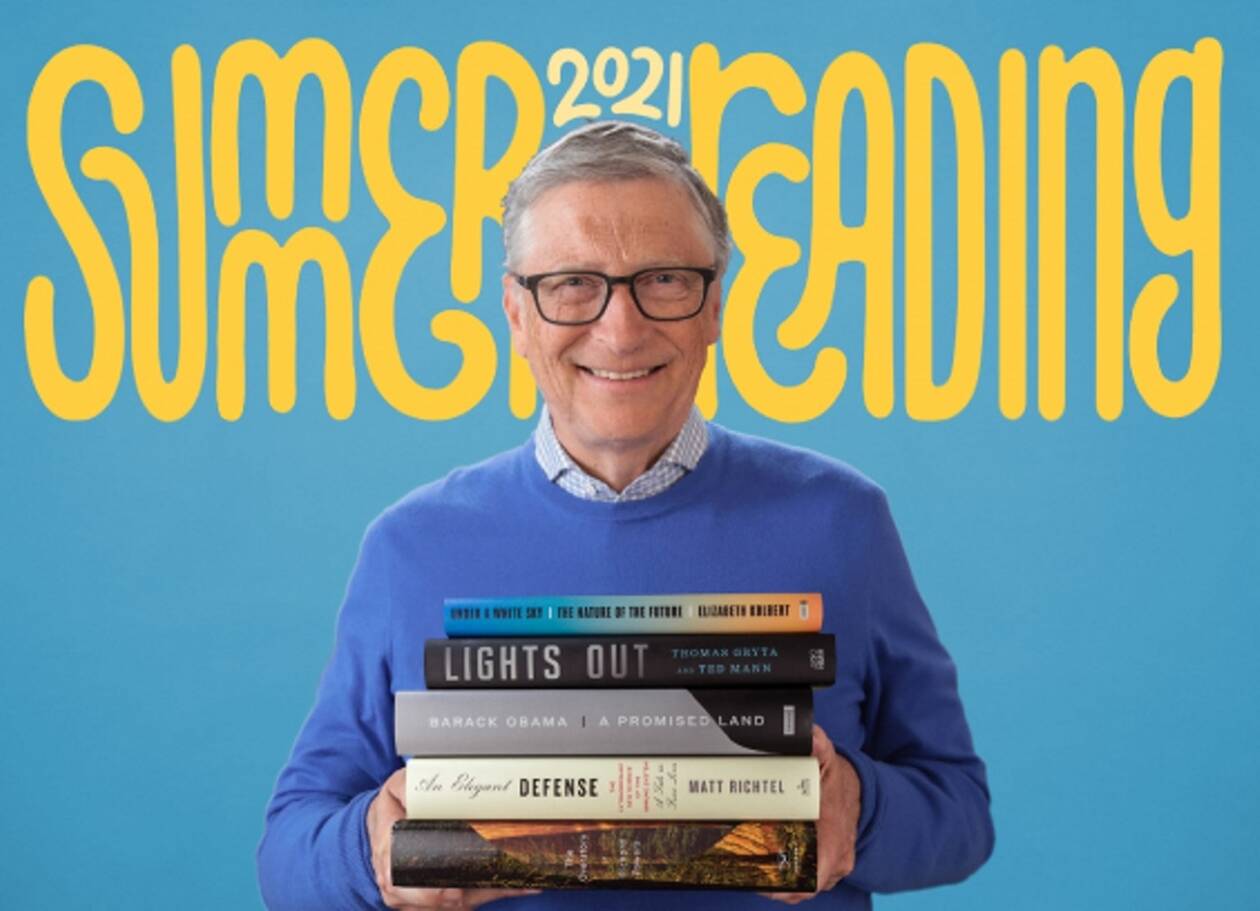Τα πέντε βιβλία που προτείνει ο Μπιλ Γκέιτς για το καλοκαίρι