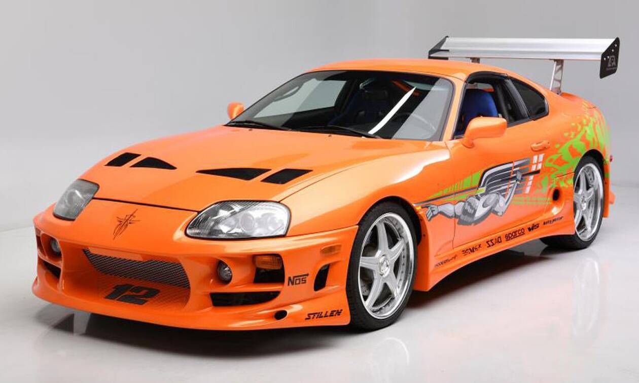 Σας θυμίζει κάτι αυτή η πορτοκαλί Toyota Supra;