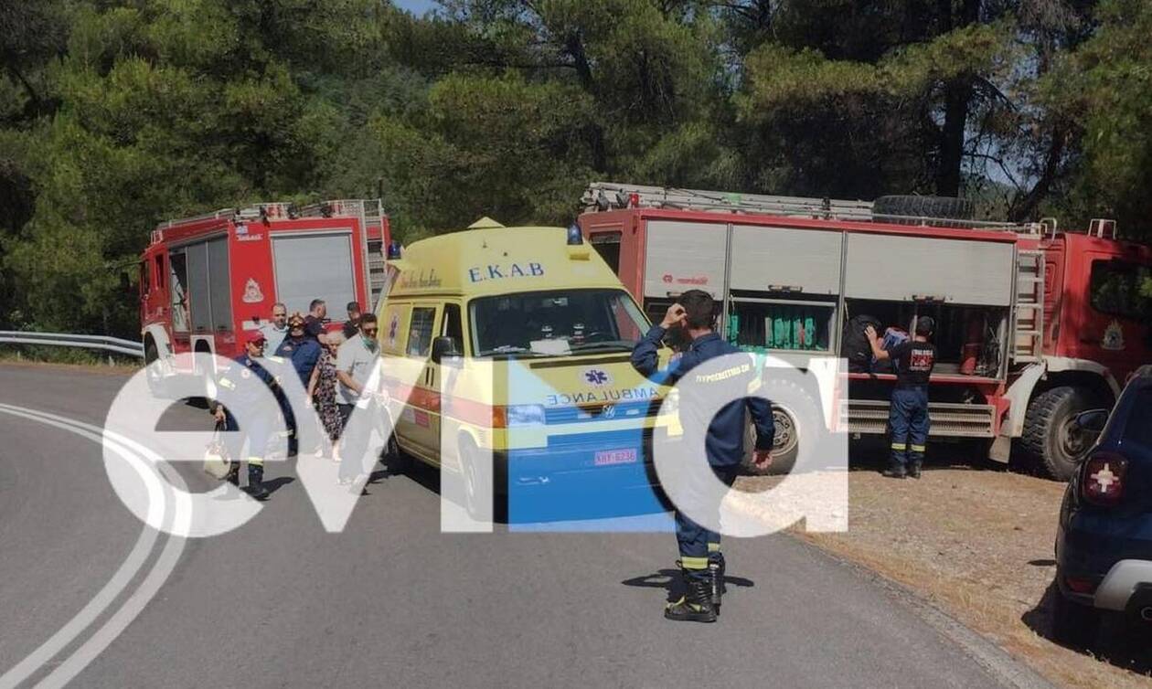 Συναγερμός στην Εύβοια: Ζευγάρι έπεσε με ΙΧ σε χαράδρα 100 μέτρων