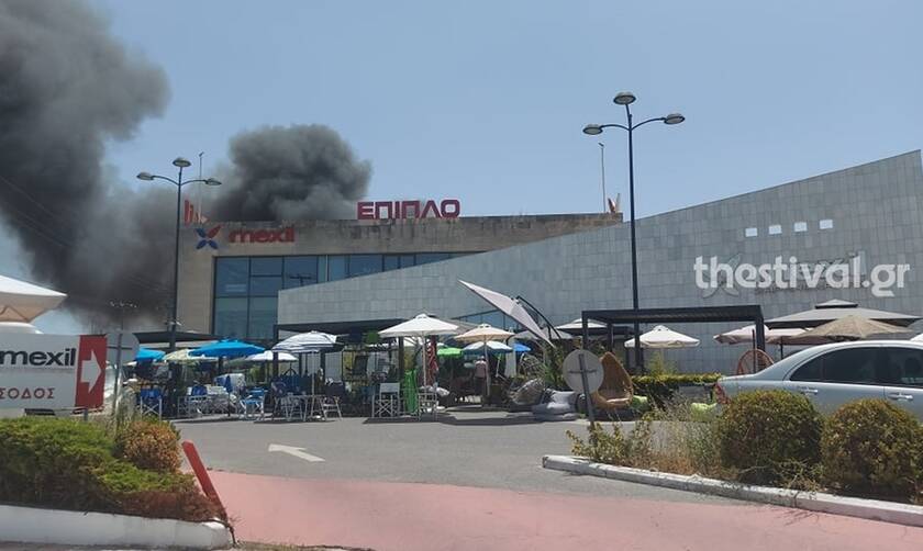 Θεσσαλονίκη: Φωτιά στο αμαξοστάσιο του ΟΑΣΘ
