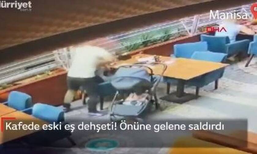 Τουρκία: Άγριος ξυλοδαρμός γυναίκας από τον πρώην της σε καφετέρια