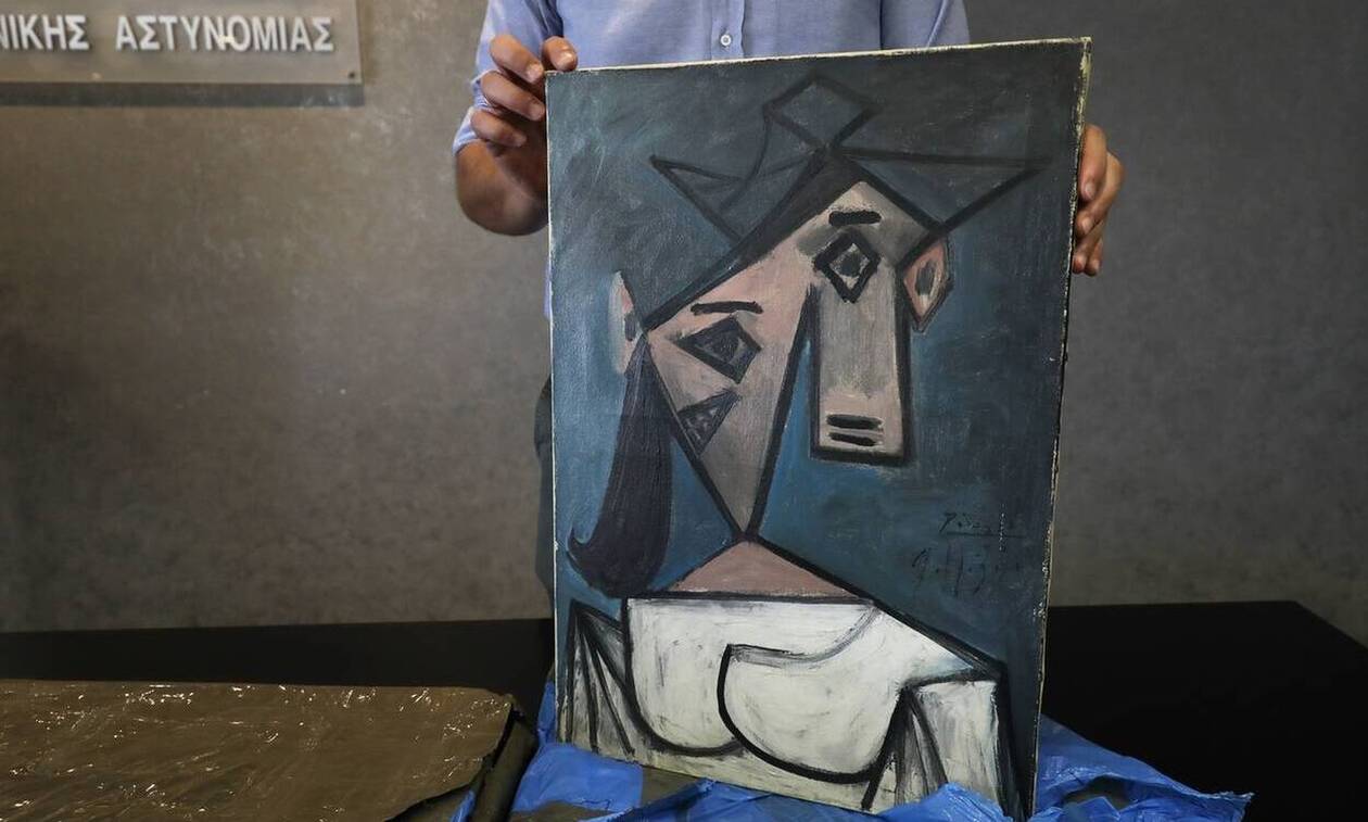 Εθνική Πινακοθήκη: Έπεσε ο πίνακας του Πικάσο στη συνέντευξη Τύπου για τα κλεμμένα έργα