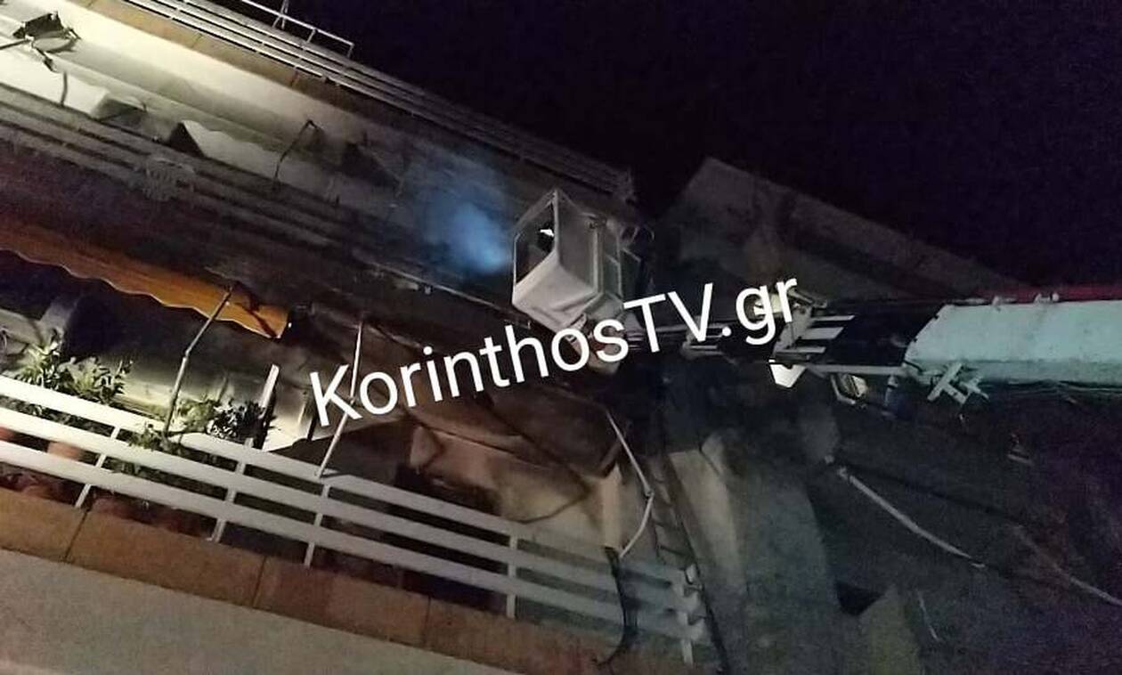 Λουτράκι: Συναγερμός από φωτιά σε πολυκατοικία – 7 άτομα στο νοσοκομείο, 12 απεγκλωβίστηκαν