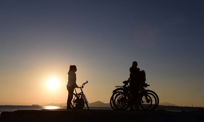 Ποδήλατο στο ηλιοβασίλεμα