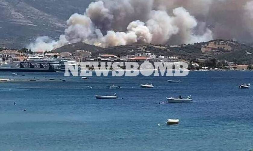 Φωτιά Εύβοια – Ρεπορτάζ Newsbomb.gr: Φεύγουν άρον άρον οι κάτοικοι προς Μαρμάρι και Κάρυστο